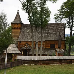 Historic wooden church, Debno, Poland