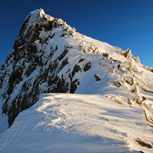 Snowcapped peak in Pirin national park
