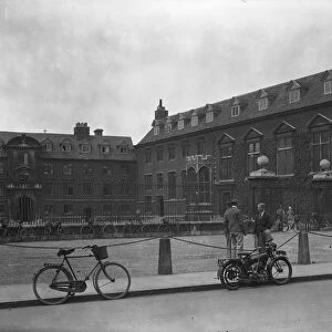 Cambridge University - the exterior of St Cathariness College 1929