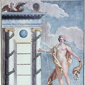 Allegory of the French Royal Lottery, 1785 (coloured engraving)