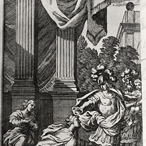 Andromache at the Feet of Pyrrhus, from Andromache by Jean Racine (1639-99)