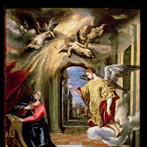 The Annunciation, c. 1570-73 (oil on panel)