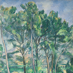 The Aqueduct (Montagne Sainte-Victoire seen through Trees), c. 1885-87 (oil on canvas)