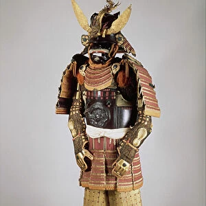 Armour (Gusoku), 16th-18th century (iron, lacquer, silk & gilt copper)