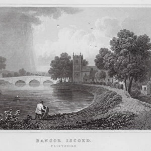 Bangor Iscoed, Flintshire (engraving)