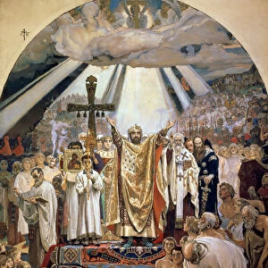 Baptism of Rus, 1885-96 (oil on canvas)