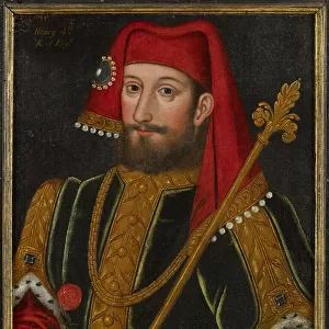 Baroque : King Henry IV of England (1367-1413), Anonymous, ca. 1600. Oil on wood, 50, 5x43