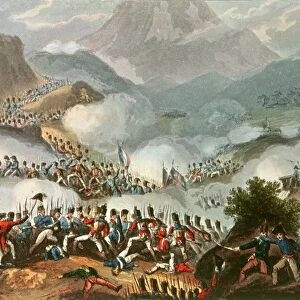 Battle of the Pyrenees, 28th July, 1813, from The Martial Achievements of Great Britain