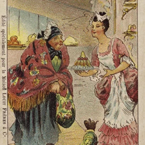 Cake seller, 18th Century (chromolitho)