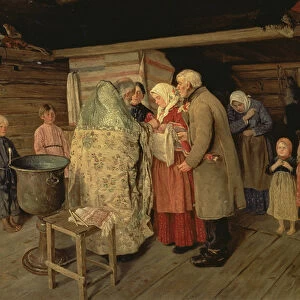The Christening, 1896 (oil on canvas)