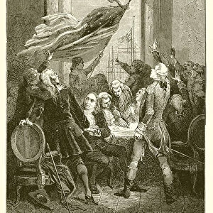 Declaration of the independence of the United States (engraving)
