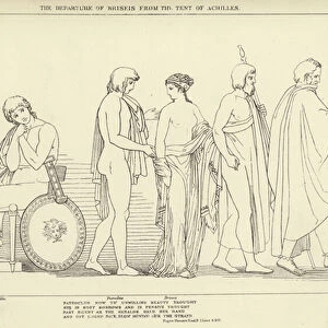 The Departure of Briseis from the Tent of Achilles (engraving)