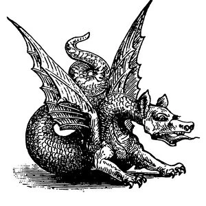 The Dragon of Fable (engraving)