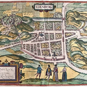 Edinburgh, Scotland (engraving, 1572-1617)