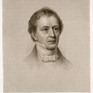 Edward Everett, engraved by John Cheney (1801-85) (engraving)