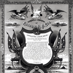 Farewell Address of General Robert E. Lee, published by Burk and McFetridge, 1883