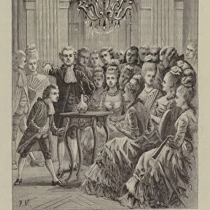 Freemasonry in the 18th Century: magic seance conducted by Aleesandro Cagliostro, founder of the Egyptian Rite (engraving)