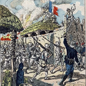 French expedition to Dahomey (now Benin). French troops entered Abomey on November 17