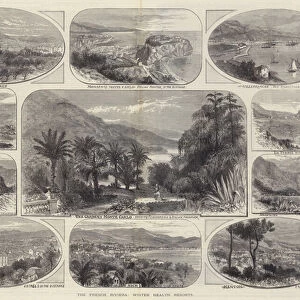 The French Riviera, Winter Health Resorts (engraving)