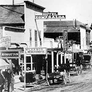 Goldfield, Nevada, c. 1900 (black & white photo)