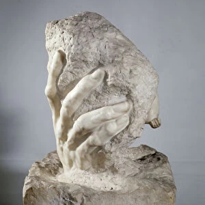 The Hand of God Marble sculpture by Auguste Rodin (1840-1917) 20th century Paris