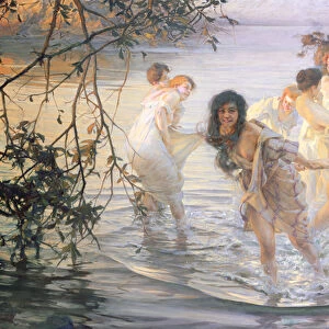 Happy Games, 1899 (oil on canvas)
