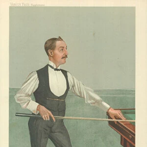 Harry W Stevenson, He might be champion if there were a championship, 25 May 1905, Vanity Fair cartoon (colour litho)