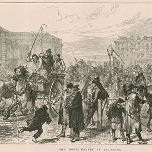 The Horse Market at Islington (engraving)