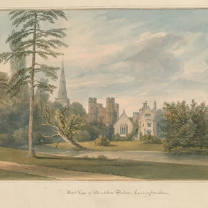 Huntingdonshire - Buckden Palace, 1799 (w / c on paper)