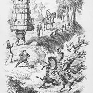 Illustration for The Pentamerone by George Cruikshank (engraving)