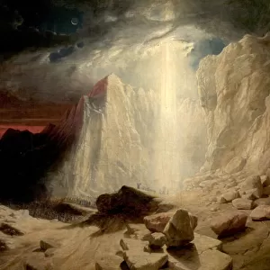 The Isrealites Led by the Pillar of Fire by Night, c. 1845 (oil on canvas)