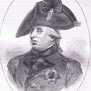 King George III, illustration from Cassells History of the United States published by