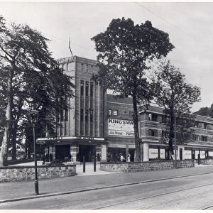 Kingsway Cinema, Harrogate Road, Leeds, 24th August 1937 (b / w photo)