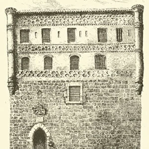 La Santa Casa, Loyola, birthplace of St Ignatius, in its actual condition (engraving)