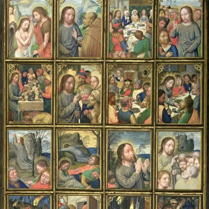 The Life of Christ, from the Stein Quadriptych (vellum)