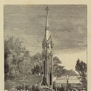 Memorial to the Late Mr A R Margary, erected at Shanghai by Foreign Residents in China (engraving)