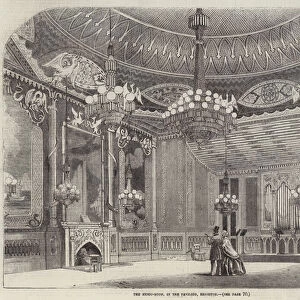 The Music-Room, in the Pavilion, Brighton (engraving)