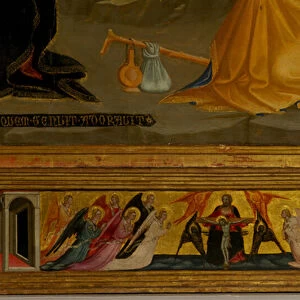 Detail from Nativity (tempera on wood)