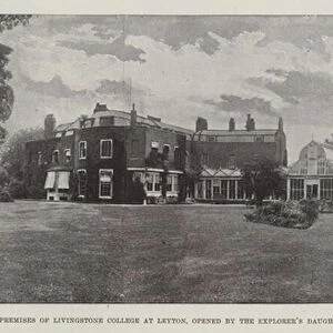 The New Premises of Livingstone College at Leyton, opened by the Explorers Daughter on 23 May (b / w photo)