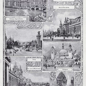 Some notable exhibition buildings (litho)