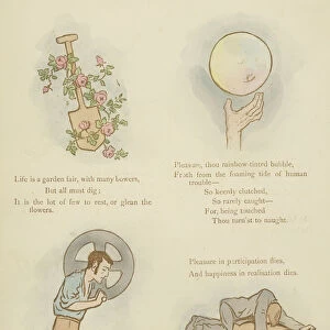 Page from Symbols and Metaphors by Cynicus (colour litho)