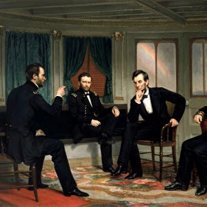 The Peacemakers, 1865 (oil on canvas)