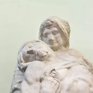 The Pieta from Palestrina, detail, c. 1550 (marble)