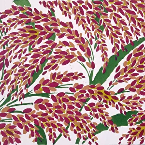 Plate 15, from Bouquets and Foliage, 60 Motifs in Colour, c. 1925 (colour litho)