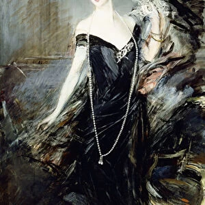 Portrait of Donna Franca Florio, 1924 (oil on canvas)