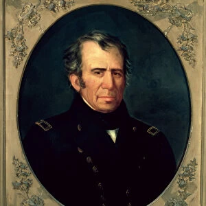 Portrait of General Zachary Taylor, 1847 (oil on canvas)