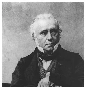 Portrait of Thomas Babington Macaulay, 1st Baron Macaulay (1800-1859) (b / w photo)