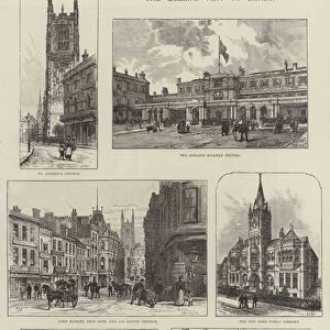 The Queens Visit to Derby (engraving)