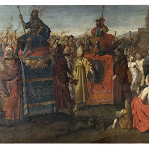 A Roman Triumphal Parade, 1641 (oil on canvas)