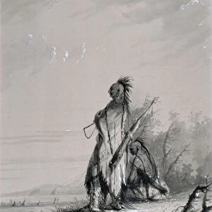 Sioux Indian Guard (w / c on paper)